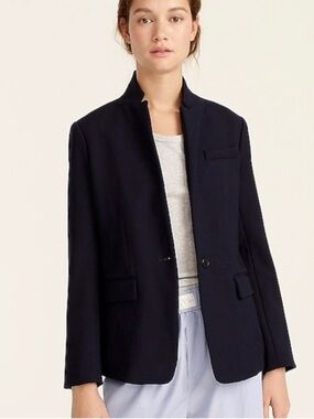 J Crew Dark Navy Regent Blazer